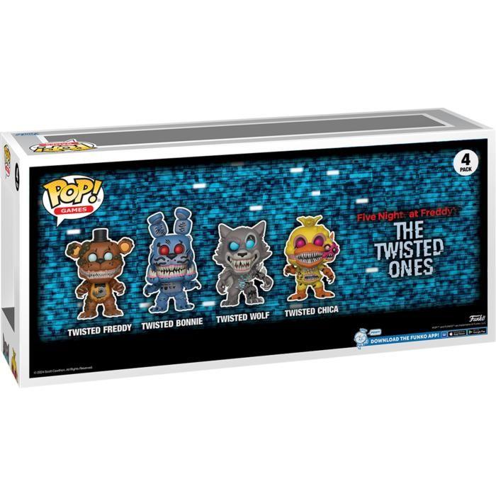 Boneco Funko Pop Five Nights At Freddys The Twisted Ones 4Pack